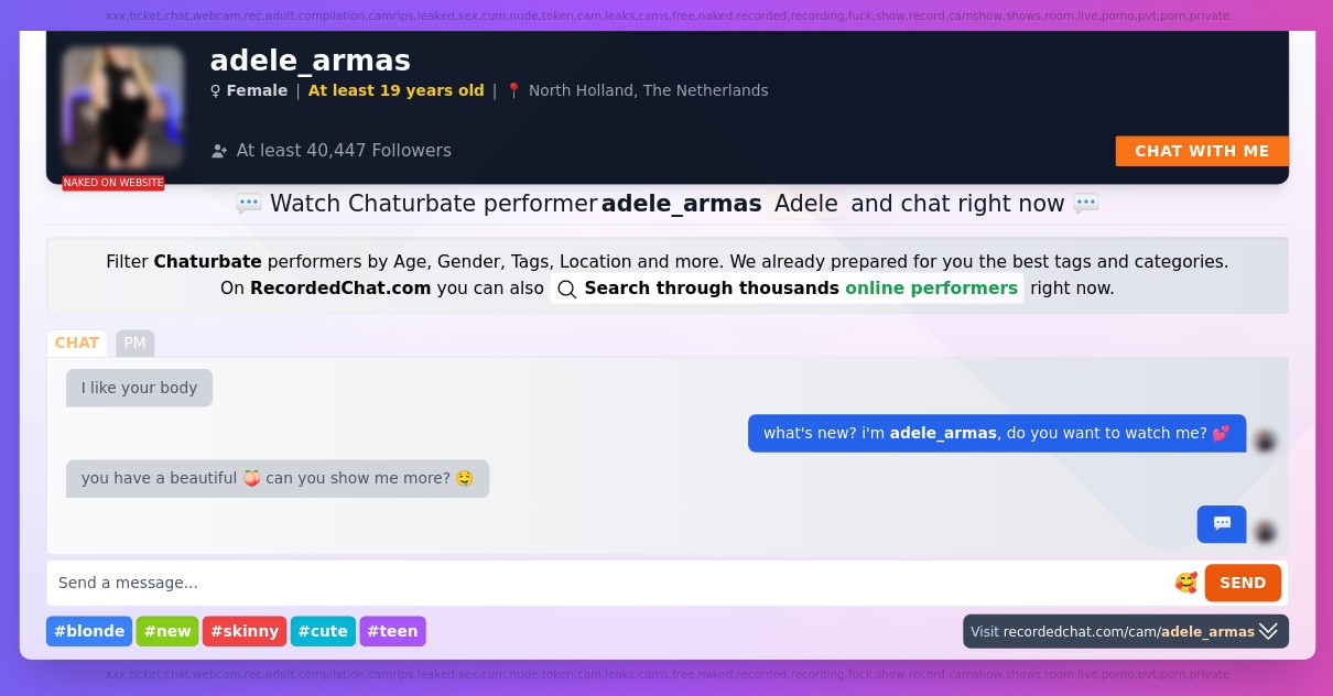 adele_armas chaturbate Webcam