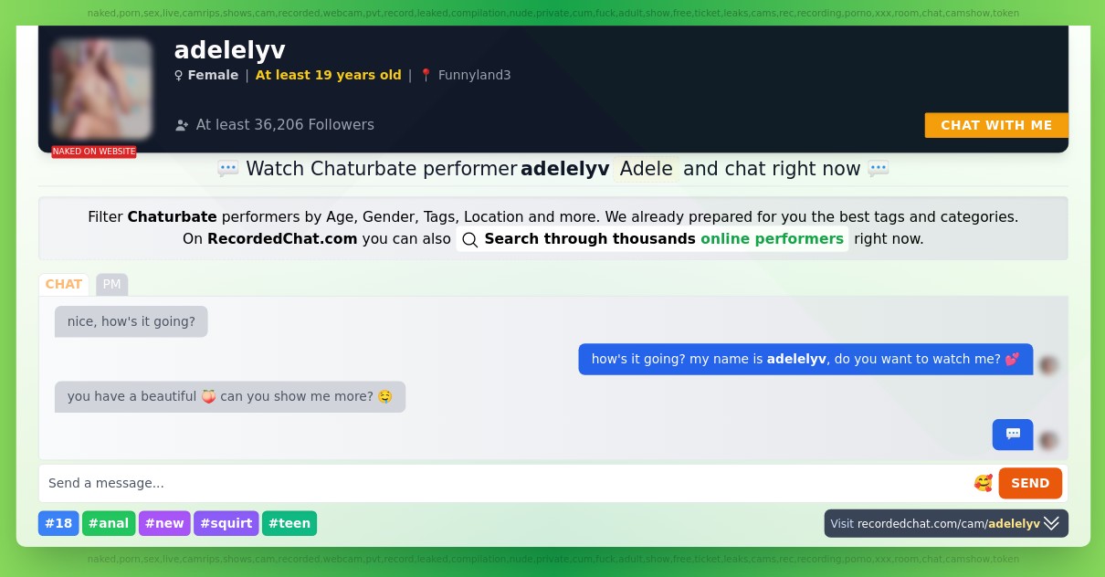 adelelyv chaturbate Webcam