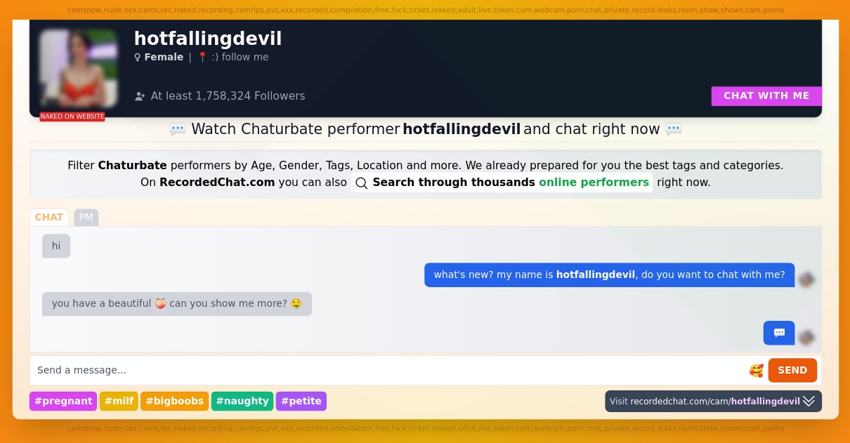 hotfallingdevil chaturbate Webcam