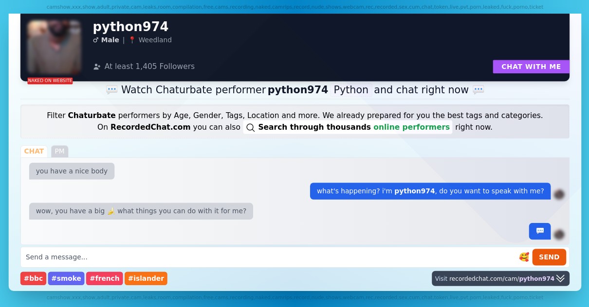 python974 chaturbate Webcam